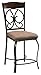 Signature Design by Ashley - Glambrey Upholstered Barstool - Set of 4 - Traditional Style - Brown