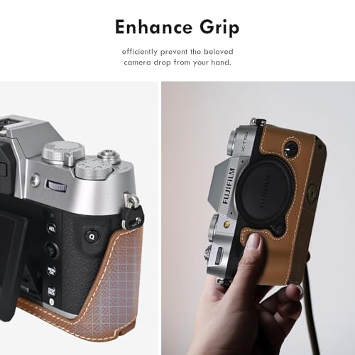 Funda para cámara Fujifilm X-T50 de cuero PU miniatura 4