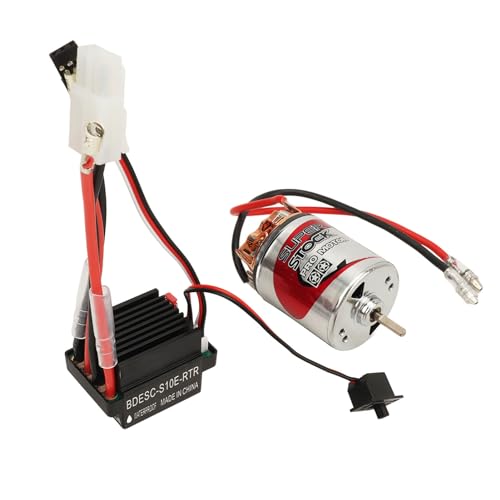 Kit Esc de Motor Escovado, Rolamento Bidirecional de Baixa Fricção, Grande Torção 7.4v 540, Motor Es