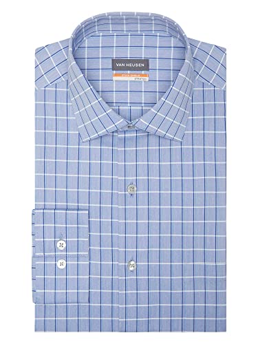Camisa antimanchas stretch azul Van Heusen regular fit