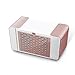 ISOBU YUELEI- Tragbarer Mini-Klimaanlagen-Lüfter, USB-Kühllüfter Verdampfer-Kühler mit Entfeuchtungs-Single-Cold-Desktop-Lüfter-Pink/lqbzdef-129 OUZDLFJ-3 (Color : Pink)