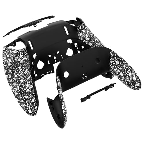 Coque arrière pour PS5 Edge manette blanc texturé de remplacement - 4
