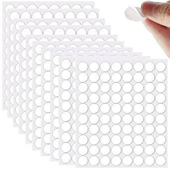 120 Pastilles Adhésives De 30 Mm, Noir, En Film PVC Résistant Aux 120 Pastilles Adhésives De 30 Mm, Noir, En Film PVC Résistant Aux