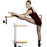 Artan Balance Ballet Barre Wall Mounted for Home or Studio Dance Training, Yoga, Stretching, and Pilates, Adjustable Bar Height for Kids and Adults, Beginner Friendly