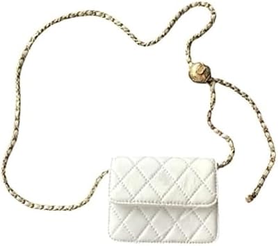 Fashionable Mini Waist Belt Bag for Women - Trendy Y2k Accessory White, Small