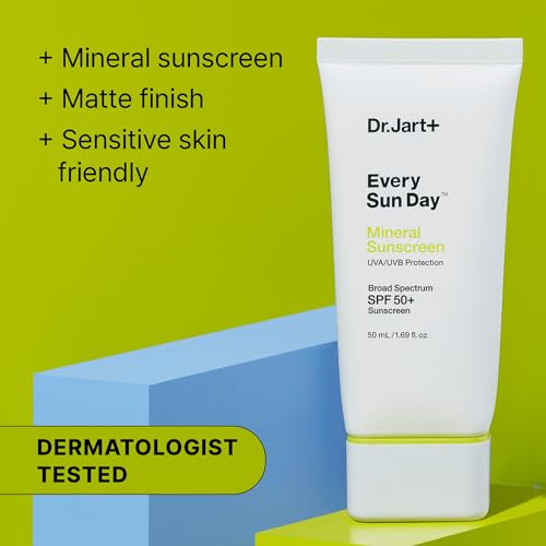 Dr.Jart+ Every Sun Day Mineral Korean Sunscreen SPF 50+ for Face with Zinc Oxide | Korean Skin Care | Travel Size, 1.69 Fl Oz - Image 2