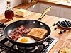imarku Cast Iron Skillets, 8 & 12 Inch Non Stick Frying Pans with Honeycomb Texture, Oven & Dishwasher Safe Pan, Gold Stay-Cool Handle, Ideal Gift for women #1