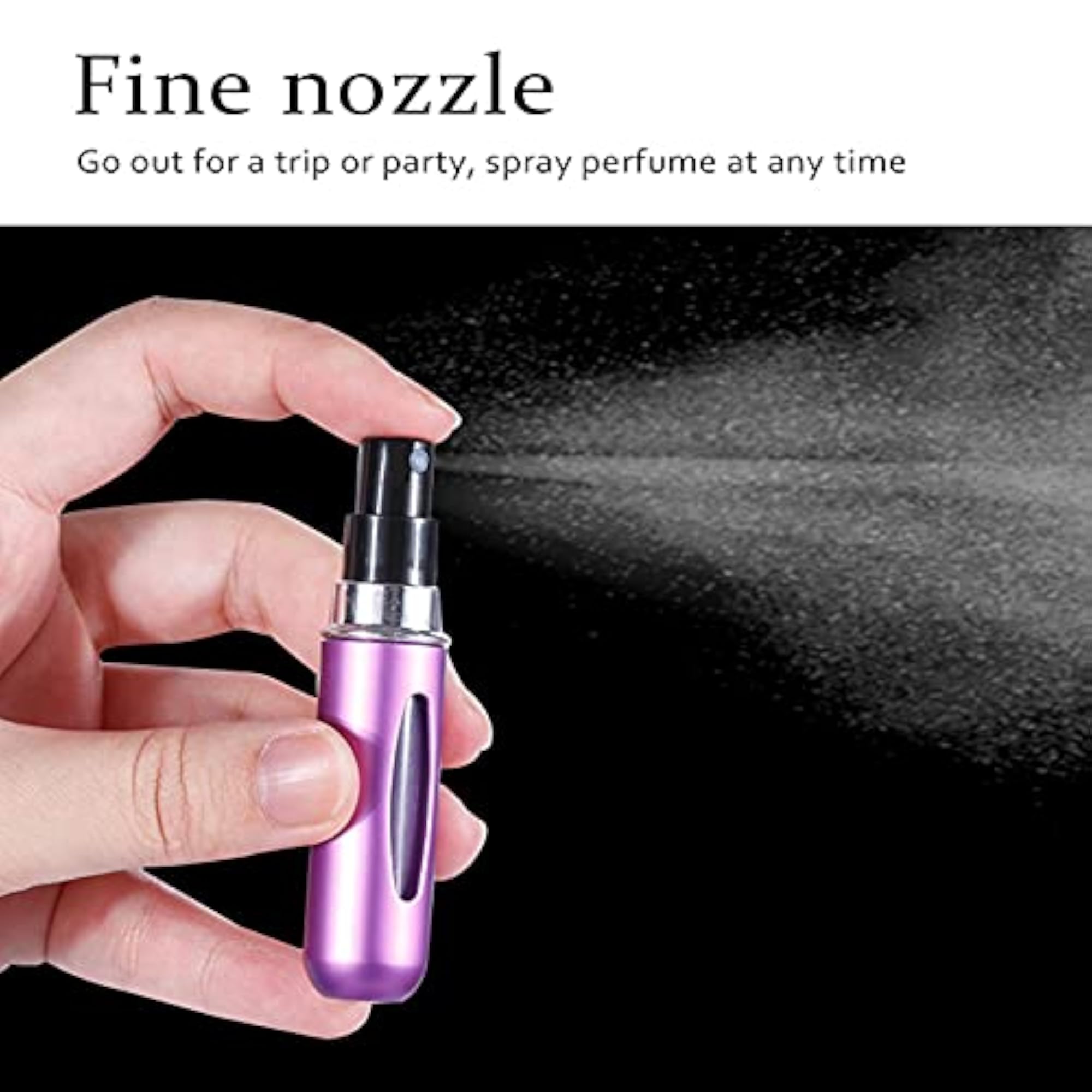 Perfume Atomiser Bottles, 3 PCS 5ml Refillable Spray Bottle