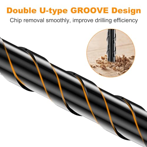 Image of 7Pcs Extended Masonry & Concrete Drill Bit Set, Wide-Tip, 5 /32 inch-3 /8 inch