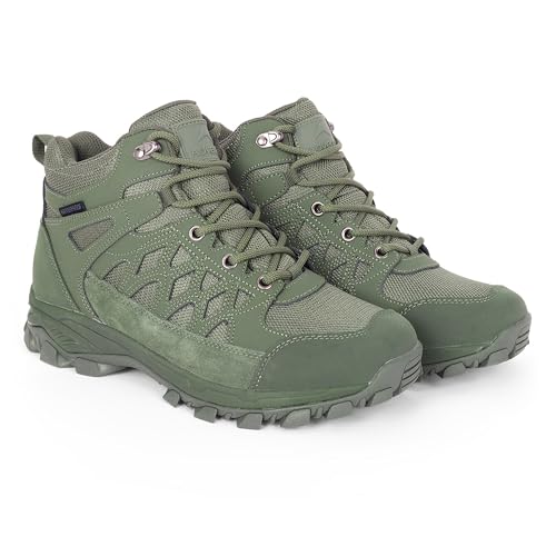 Image of Men Waterproof Hiking Boots | Mid-Ankle | Cushion Comfort | Lightweight with Superior Grip | WH1107