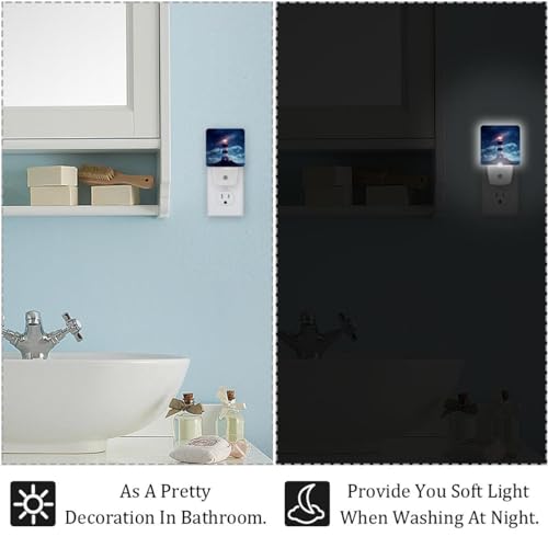 Lámpara nocturna LED para niños, 7.6x7.6 cm miniatura 5