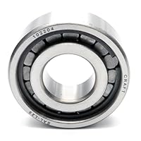 Parts and Parts Zylinderrollenlager 102204 20x47x14, DIN 5412 ISO 616, Hochpräzises, Geräuscharm, Hochleistungslager für Automobil-, Maschinenbau- und technische Anwendungen