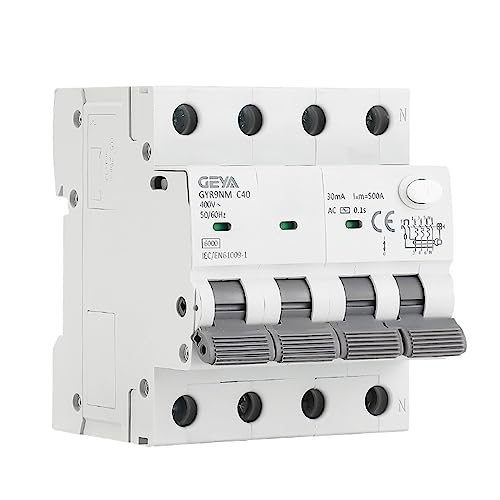 Interrupteur différentiel rail DIN max 40A 2P 32A 300mA pour tableau