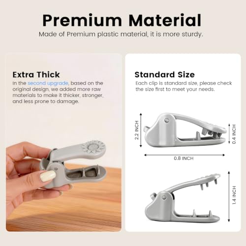 Image of Lockable Pee Pad Clips, with Adhesive Tape, for Indoor Wall Pads Secured, Extra Thick Clamps for Silicone Puppy Pad Holder Tary Secured, Tight Strong Clamp for Dogs, Cats Training