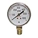 Uniweld G8S Gauge with 0-600 PSI and 1/4-Inch NPT Bottom Mount Gold Steel Case, 2-Inch