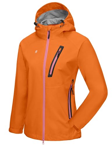 Little Donkey Andy Women's Waterproof Cycling Rain Jacket Ultra-Lightweight Rain