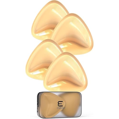 Sticky Push Up Bra Inserts 2 Pairs-Double Sided Sticky Waterproof Bra Pads for Swimsuit, Sports Bra & Wedding Dress