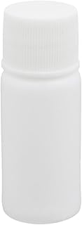 Aexit 10ml Plastic gauge White Round Solid Powder Bottle Storage Container Jar