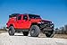 Rough Country Power Running Boards for Jeep Gladiator JT (2020-2025) - Retractable Electric Side Steps w/Dual Motors, LED Lights, Textured Anti-Slip Surface
