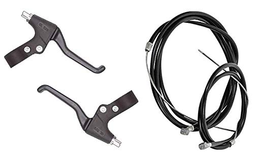 ShreNik Black Cycle Brake Clutch Wire Pad Combo for V Brakes Power Brakes Bicycle Senior MTB Bikes