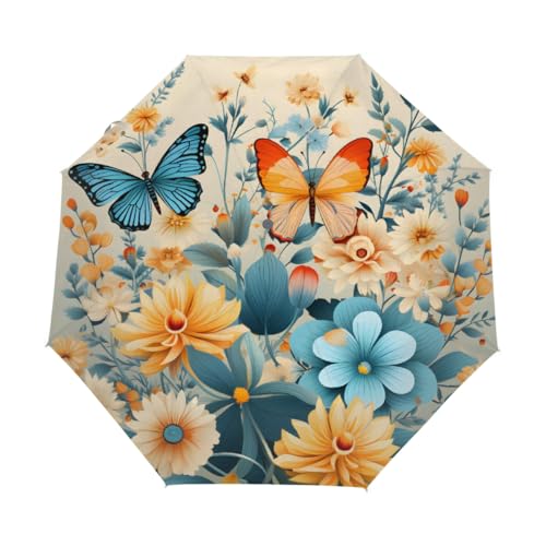 Parapluie pliant vintage imperméable et léger pour hommes et femmes