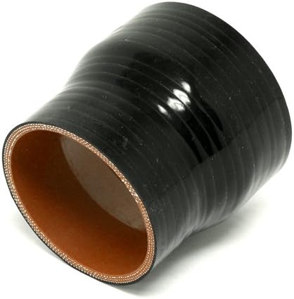 2.75" - 3" Silicone Reducer Coupler Hose 3-Ply Reinforced Black