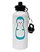 TOOLOUD Cute Penguin Matryoshka Nesting Doll - Christmas Aluminum 600ml Water Bottle - White