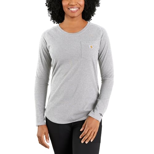 Carhartt Women's Force Relaxed Fit Midweight Long-Sleeve Pocket T-Shirt