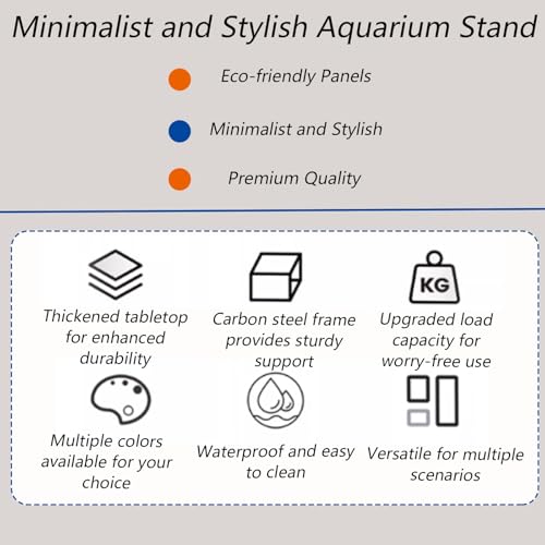 Support d'aquarium antichoc Modèle A, plateau 23,6 x 15,7 pouces