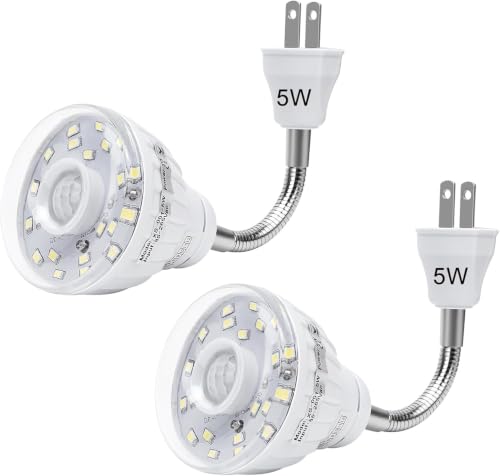 Plug in Motion Sensor Night Light Indoor, PIR Infrared Motion-Activated LED Night Light for AC...