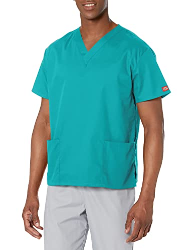 Image of Dickies EDS Signature Scrubs Tops for Women V-Neck Modern Classic Fit