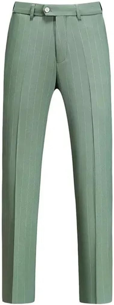 Men's Formal Business Office Suit Pants Groom Wedding Dress Trousers