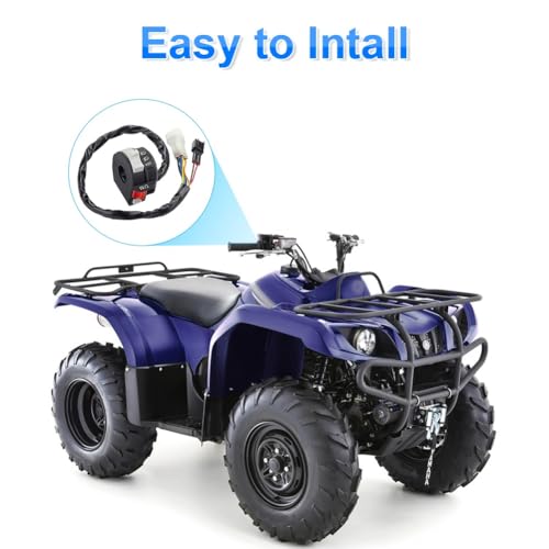 Commande de commutation Yamaha Grizzly avec interrupteur phare et clignotant - 5