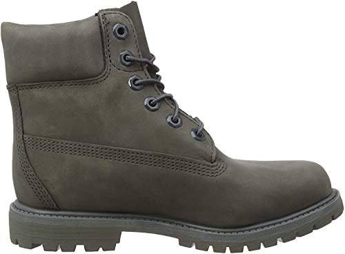 Image of Timberland Women's 6 inch Premium Waterproof Boots, Grey Medium Grey Nubuck, 35.5 EU