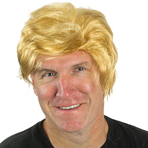 Funny Party Hats The Billionaire Wig - Mr. President Wig - Costume Wigs - Costume Accessories