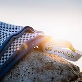 pandoo Bambus Reisehandtuch - Ultraleicht, extrem saugfähig, antibakteriell & schnelltrocknend | Besser als herkömmliche Mikrofaser | Sport-, Reise-, Trekking- & Badetuch