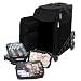 ZUCA Sport Artist Bag and Frame with Built-in Seat with Four Large Stacking Utility Pouches (Stealth with Non-Flashing Wheels)