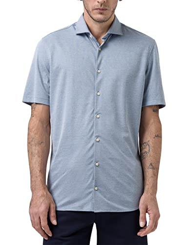Pierre Cardin Hugues Chemise, Bleu Jeans Clair, M Homme