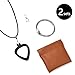 Musiin Guitar Pick Holder Necklace Compatible with Fender Dunlop D'Addario Standard Picks, Double-Sided Universal Design, Easy Access for All Styles 2 Pack (Standard)
