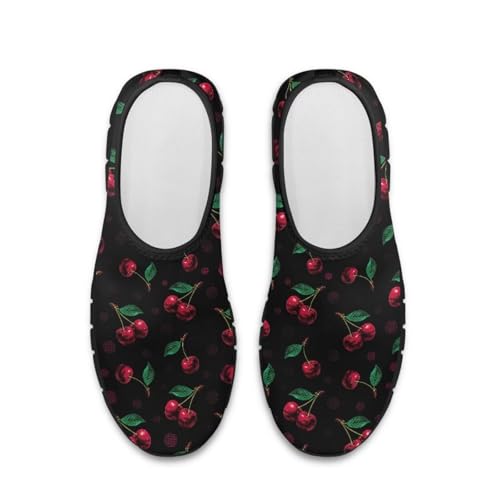 JoyLamoria House Fruit Plant Print Shoes for Women Orthopedic Lightweight Work Running Travel