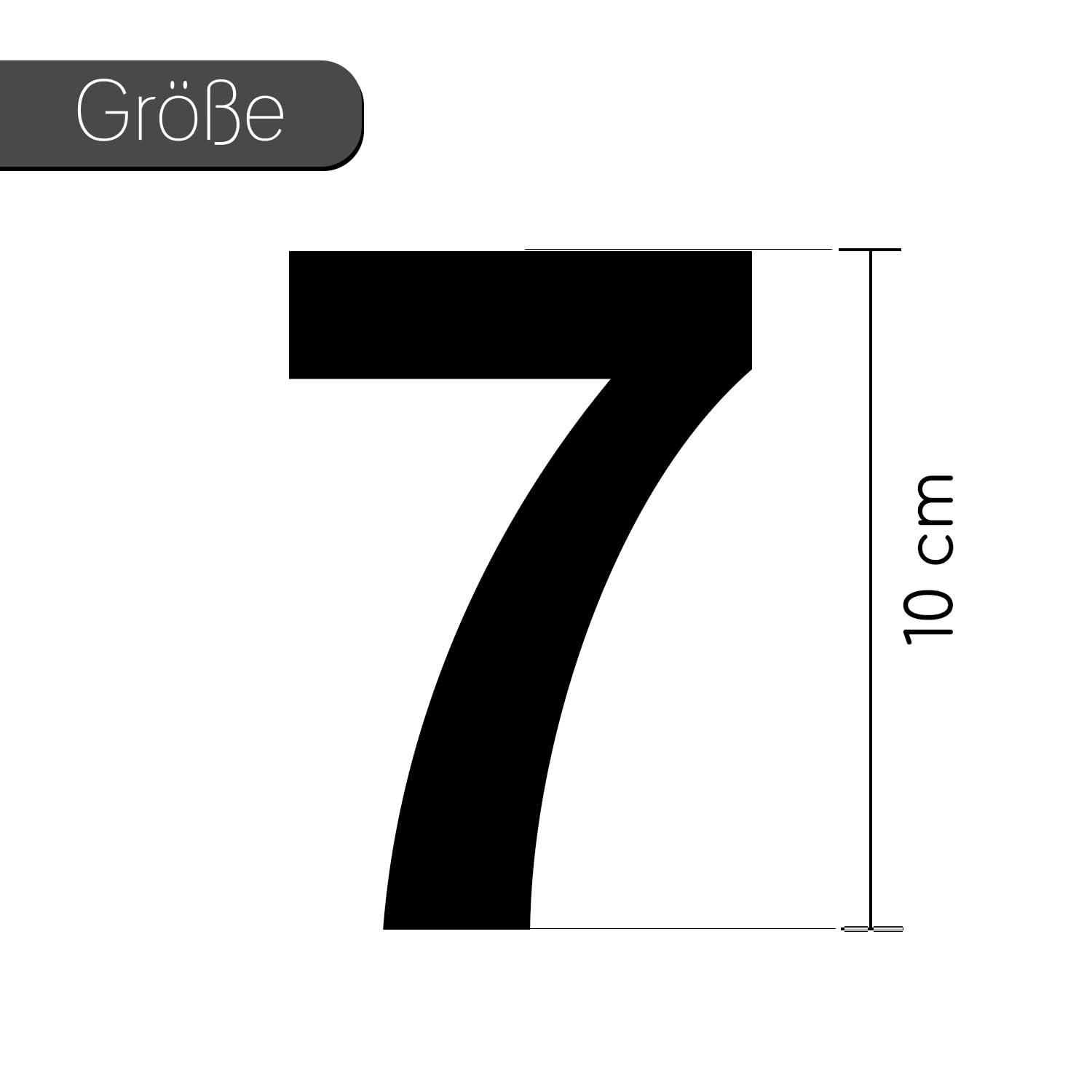 Schwarze Nummer 1 Aufkleber – 71 Mm, Selbstklebend Aus Vinyl – 2 Stück, Ideal Für Kennzeichnung & Beschriftung