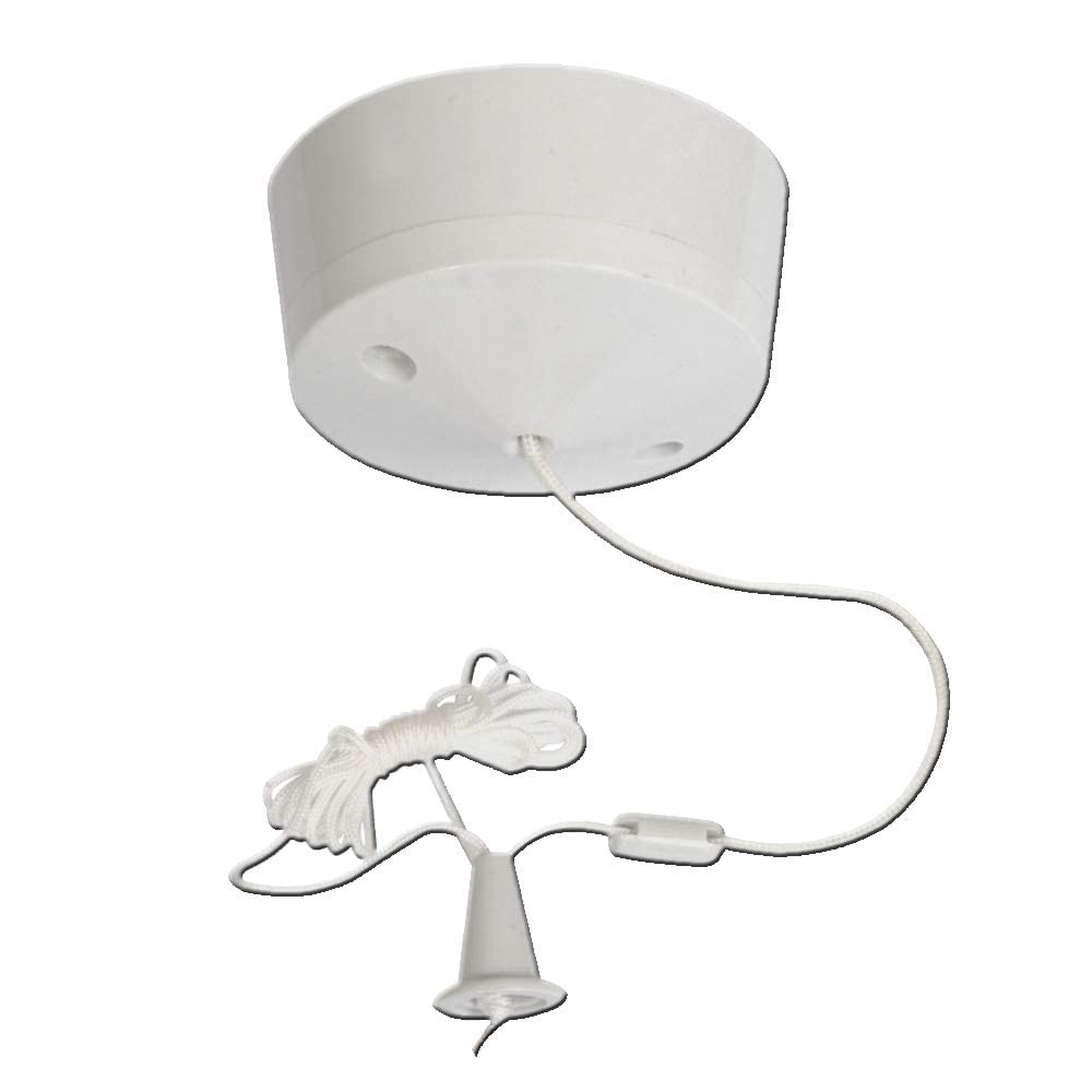 10A 1 Way Pull Cord Light Fan Switch Toilet Kitchen Bathroom Basement 1 ...