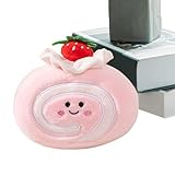 Toque cómodo: nuestro Cake Plush está diseñado para ofrecer el abrazo más suave y posible. El relleno de algodón PP garantiza que mantenga su forma, mientras que la felpa corta de alta calidad es suave para la piel, agradable para la piel y no se deforma fácilmente. Perfecto para acurrucarse que simplemente no quiere terminar.