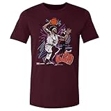 500 LEVEL Jarrett Allen Shirt - Jarrett Allen Cleveland Scribble WHT (Maroon, XX-Large)