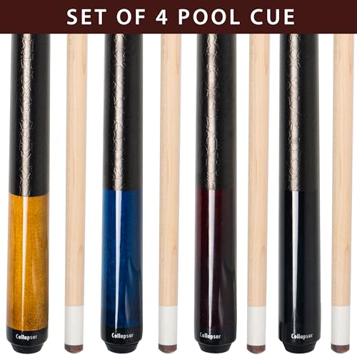 Collapsar Pool Table Accessories Kit, Premium Pool Stick & Retractable Cue Bridge, Billiard Balls Set &Table Covers, Ball & Cue Racks and Other Billiard Accessory by Collapsar - Image 3