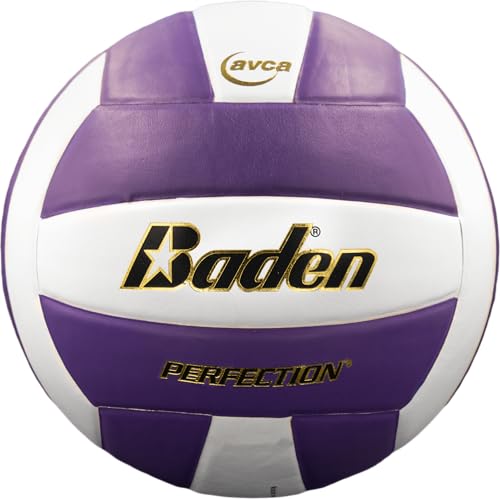 Image of Baden | Perfection | Premium Leather | Indoor Official Game Volleyball | 13U to College | Official Size + Weight | NFHS + AVCA Approved