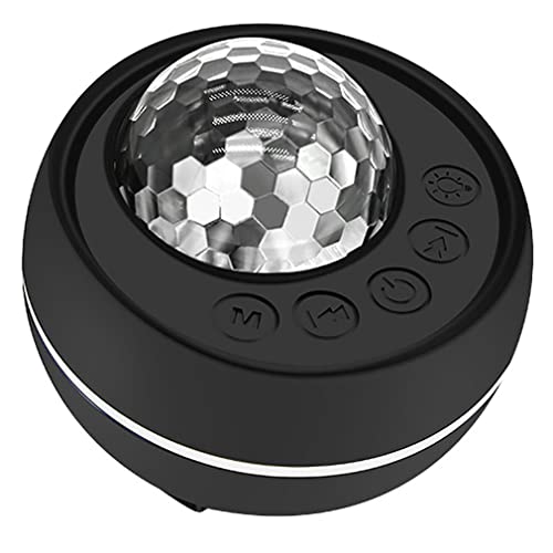 Altoparlante Bluetooth per Doccia, Altoparlante Bluetooth Portatile Impermeabile IPX7 con Ventosa, Altoparlante Wireless Suono Surround a 360°, Spettacolo di Luci a LED, Microfono Incorporato black
