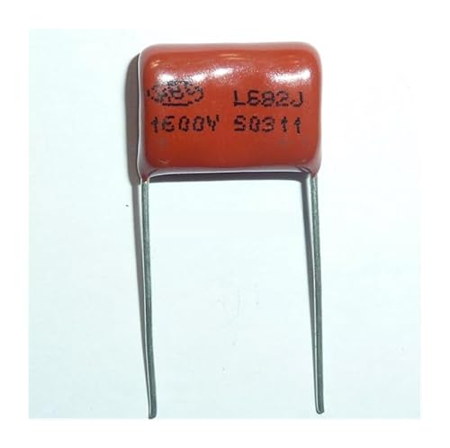 ICXLPMC 100pcs CBB capacitor 682 1600V 682J 1.6KV 6800pF 6.8nF P15 CBB81 Metallized Polypropylene Film Capacitor
