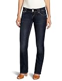 Silver Jeans Women's Dawson Slim Bootcut Jean, Dark Blue, 26x32