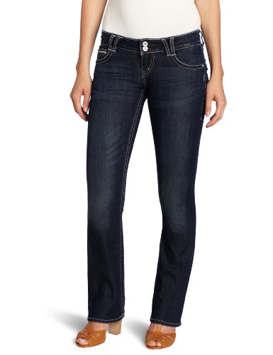 Silver Jeans Women's Dawson Slim Bootcut Jean, Dark Blue, 26x32